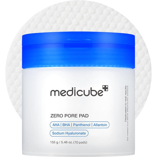 Toner Pads Zero Pore Pad 2.0 | Dual-Textured Facial Exfoliating Pads with 4.5% AHA Lactic Acid and 0.45% BHA Salicylic Acid | Suitable for All Skin Types, Korean Skin Care, 70 Pads (1 Pack)